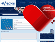 Tablet Screenshot of medkarmedikal.com